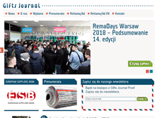Tablet Screenshot of giftsjournal.pl